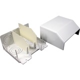 Wiremold 5500 Entrance End Fitting - End Fitting - White (5510D-WH)