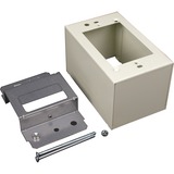 Wiremold 2400 Device Box Fitting - 1-gang - Fog White - Steel (2444D-FW)
