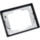 Middle Atlantic 827T Faceplates & Mounting Boxes Wiremold Tile Flange - 2-gang - Brass - Metal, Brass (827t) 786564277804