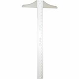 Westcott Graduated T-Square, Aluminum, 24" (AP-24) - Aluminum, Plastic - 1 Each