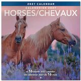 Calendrier mural Mead&reg; 2027 de 16 mois, Chevaux