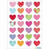 Herma Stickers Colourful hearts