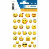 Herma Sticker Lovely Emoijs - Emoji Theme/Subject - Skill Learning: Emotion, Arts & Crafts, Decoration - Self-adhesive, Permanent Adhesive, Sticks on Any Surface, Easy Peel - Paper - 10 / Pack
