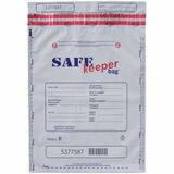keeperbag 12x16 SAFE keeperbag" Security Deposit Bag - White - 16" (406.40 mm) Length x 12" (304.80 mm) Width - Seal Closure - White - Plastic, Polyethylene - Transporting, Bank, Commercial, Deposit, Currency Handling - 500 / Pack