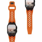 Image of UAG Monarch Strap for Apple Watch / Monarch Strap for Apple Watch Ultra 3, Ultra 2, Ultra - Orange/Black Titanium