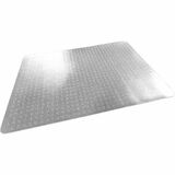 Floortex Cleartex TrYlok Chair Mat Lipped 29" x 47" Clear - Chair, Low Pile - 29" (736.60 mm) Length x 47" (1193.80 mm) Width - Rectangular - Vinyl - Clear - 1 Each