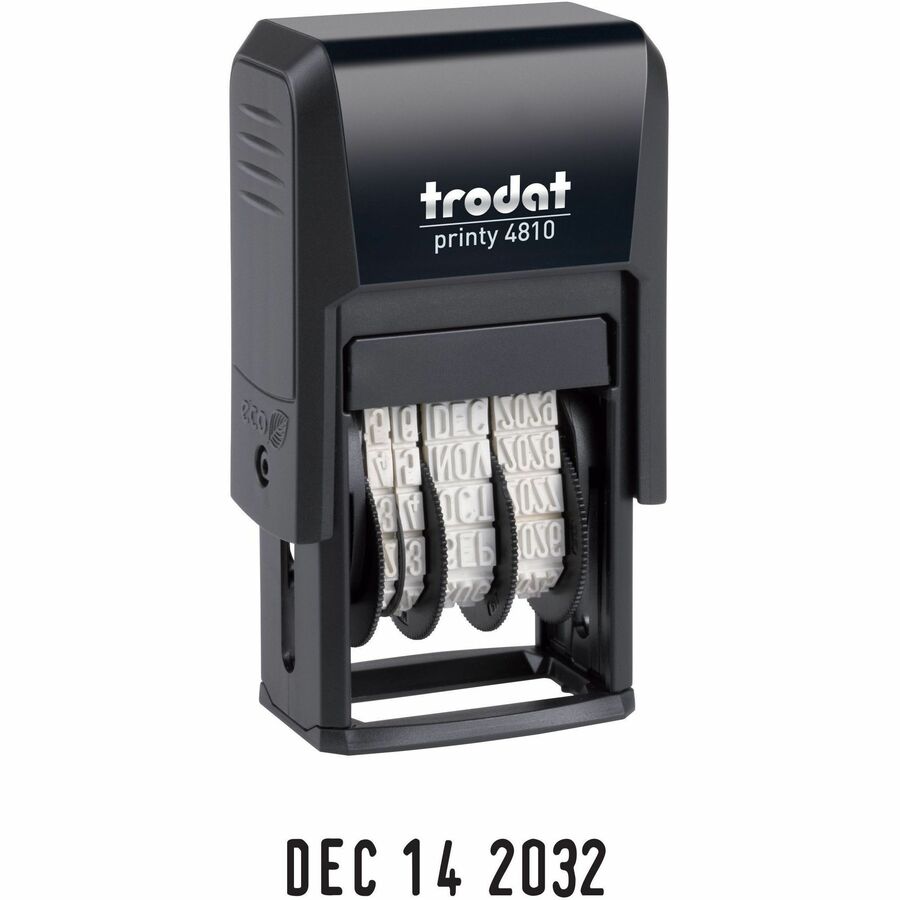 Trodat Printy Pocket Dater Stamp - English - Date Stamp - Recycled - 1 Each