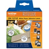 Brother+DK1218+-+White+Round+Paper+Adhesive+Labels