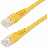 StarTech.com+1+ft+Yellow+Molded+Cat5e+UTP+Patch+Cable