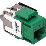 Leviton eXtreme 10G Channel-Rated Keystone Jack - RJ-45, 110 (6110G-RV6)