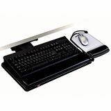 3M Adjustable Keyboard Tray with Adjustable Keyboard and Mouse Platform