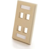 Cables To Go 4 Socket Keystone Network/Multimedia Faceplate