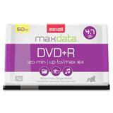 Maxell DVD Recordable Media - DVD+R - 16x - 4.70 GB - 50 Pack Spindle - 120mm - 2 Hour Maximum Recording Time