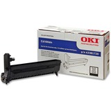 Oki 43381717/8/9/20 Image Drums - LED Print Technology - 20000 - 1 Each - Black