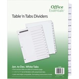 Avery® Table 'N Tab Monthly Divider Set