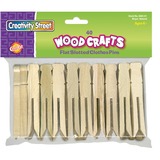 PAC368501 - Creativity Street Flat-Slotted Clothespins