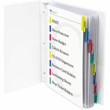 C-Line+Heavyweight+Poly+Sheet+Protectors+with+Index+Tabs