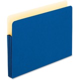 Pendaflex Letter Expanding File - 3 1/2" Folder Capacity - 8 1/2" x 11" - 3 1/2" Expansion - Manila - Blue - 1 Each