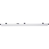Safco Aluminum Hanging Clamps - 24" (609.60 mm) Length x 25.75" (654.05 mm) Width - 1" Size Capacity - 100 Sheet Capacity - 1Each - Aluminum - Aluminum