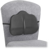 Safco SoftSpot Low Profile Backrest - Black - 1 Each
