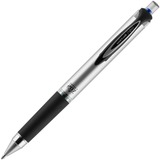 uniball™ 207 Impact RT Gel Pen - Bold Pen Point - 1 mm Pen Point Size - Refillable - Retractable - Blue Gel-based Ink - Gray, Silver Barrel - 1 Each