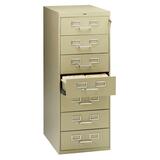 Tennsco Card Files & Media Storage Cabinet - 7-Drawer