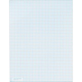 TOPS Graph Pad - 50 Sheets - Both Side Ruling Surface - 20 lb Basis Weight - Letter - 8 1/2" x 11" - White Paper - 1 / Pad