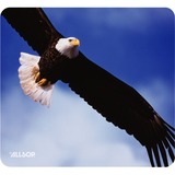 Allsop Bald Eagle Mouse Pad - Bald Eagle - 0.10" x 8.50" Dimension - Natural Rubber, Latex - Anti-skid