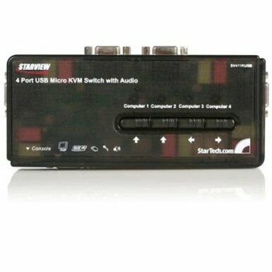 StarTech SV411KUSB - KVM / audio switch - USB - 4 ports - 1 local user