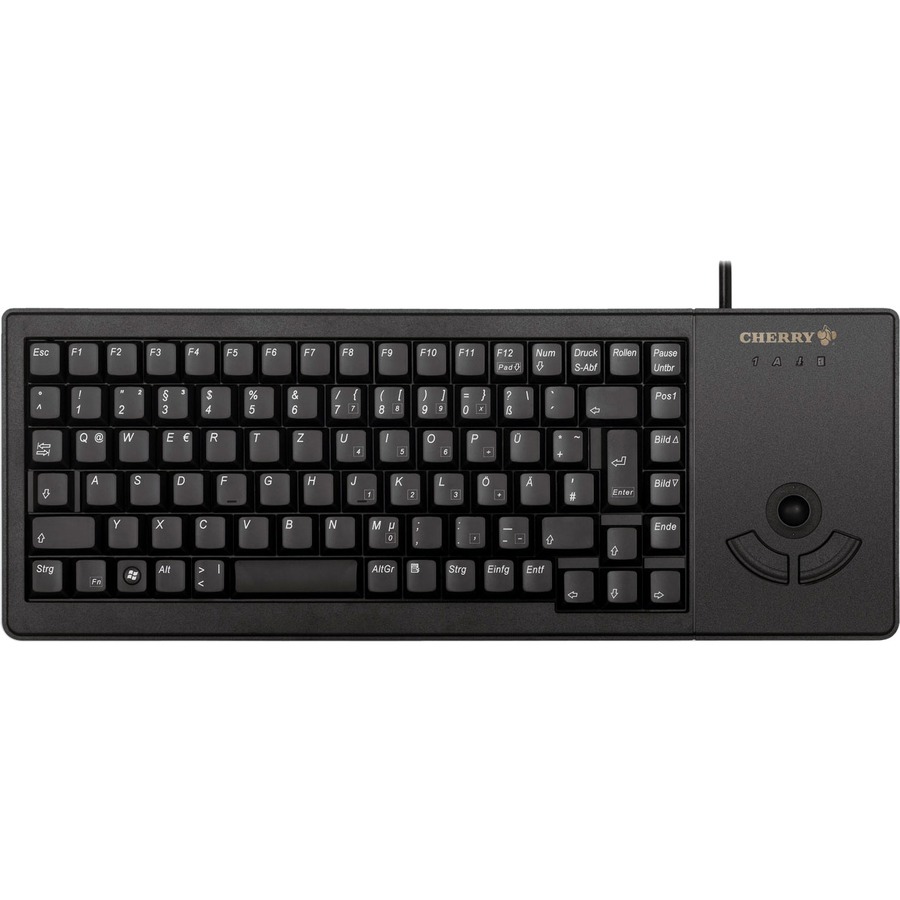 CHERRY ML 5400 XS Wired Keyboard - Compact,Black,Integrated Touchpad