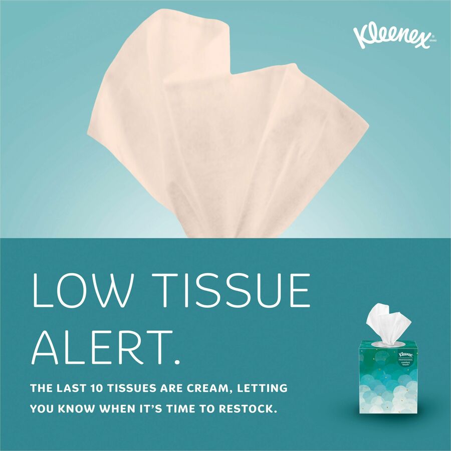 Kleenex Professional Facial Tissue Cube for Business One Bundle of