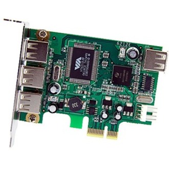 StarTech 4-port PCI Express LP USB Adapter Card, TAA