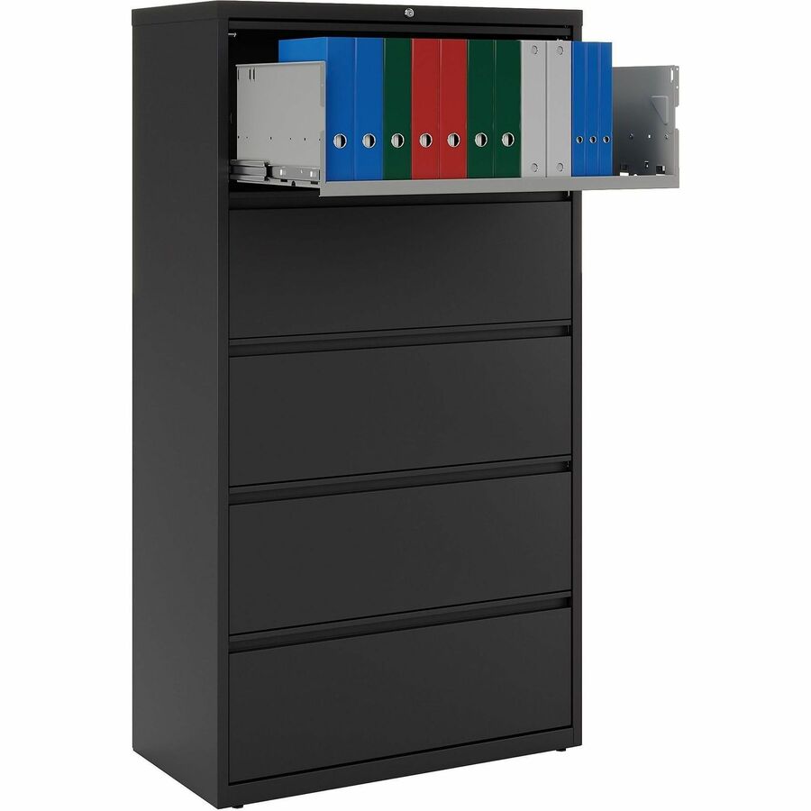Lorell Fortress Series Lateral File w/Roll-out Posting Shelf