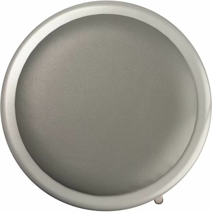 National Public Seating 6400 Series Heavy-Duty Padded Stools - Gray Seat Color - Vinyl, Medium Density Fiber (MDF), Plush Seat Material - Gray Frame Color - Steel Frame Material - Four-legged Base - Steel - 1 Each