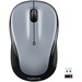 LOGITECH M325 Wireless Mouse 2.4GHz w/ Nano Logitech Unifying Receiver - Light Silver (910-002332)