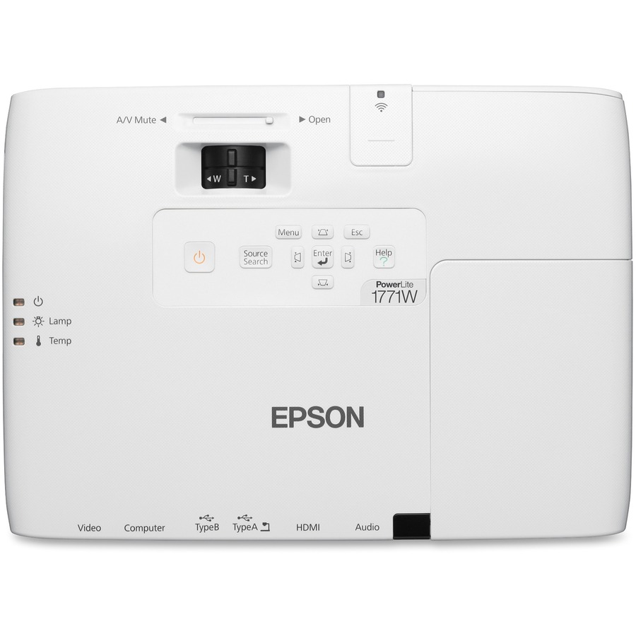 Epson PowerLite 1771W LCD Projector - 16:10 - White