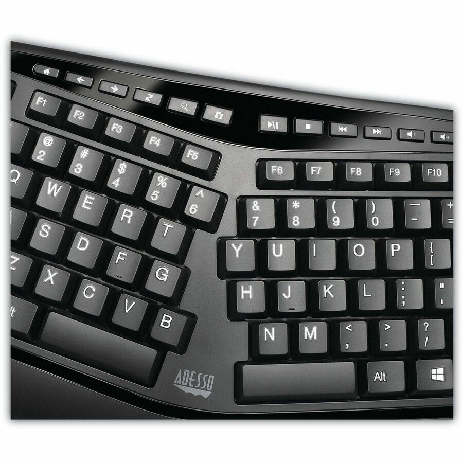 Clavier ergonomique sans fil et souris laser