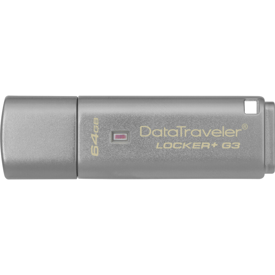 Kingston 64GB DataTraveler Locker+ G3 USB 3.0 Flash Drive