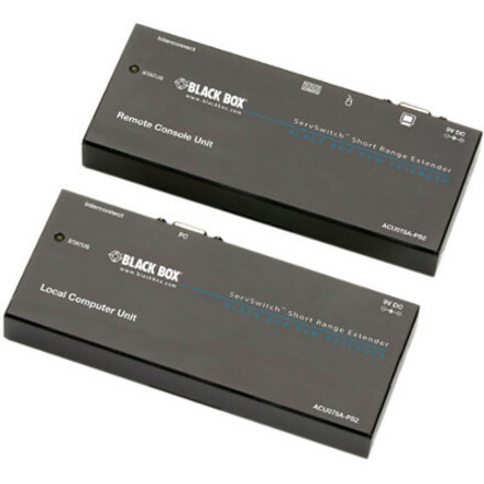 Black Box ServSwitch KVM Short-Range Extender, PS/2