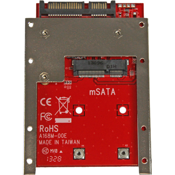 StarTech mSATA SSD to 2.5in SATA Adapter Converter, TAA