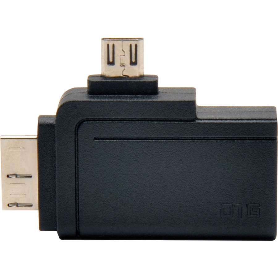 Tripp Lite by Eaton 2-in-1 OTG Adapter USB 3.0 Micro B Male and USB 2.0 Micro B Male to USB A Female