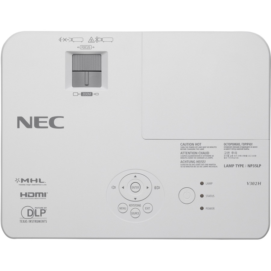 NEC Display NP-V302H 3D Ready DLP Projector - 16:9