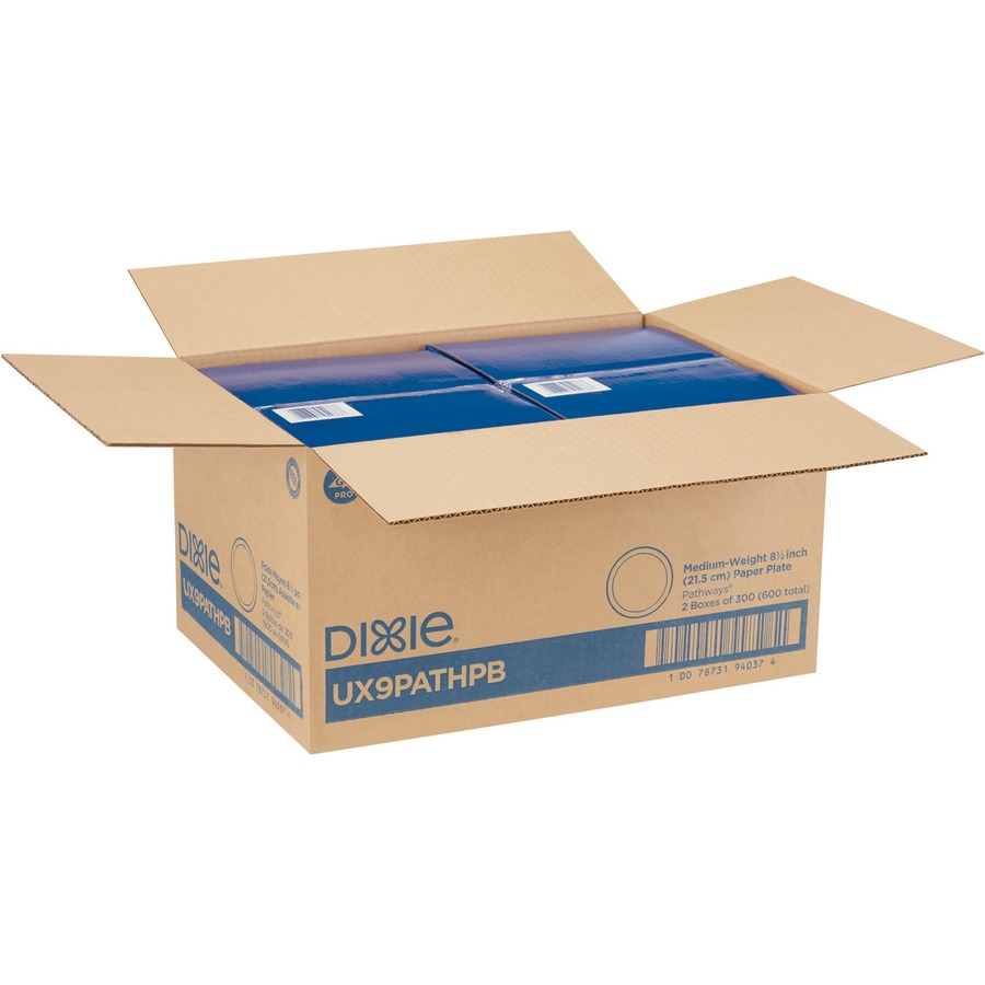 Picture of Dixie Pathways 9" Medium-weight Paper Plates by GP Pro