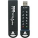 Apricorn Aegis Secure Key 3.0 - USB flash drive - encrypted - 16 GB - USB 3.0 - FIPS 140-2 Level 3 (ASK3-16GB)