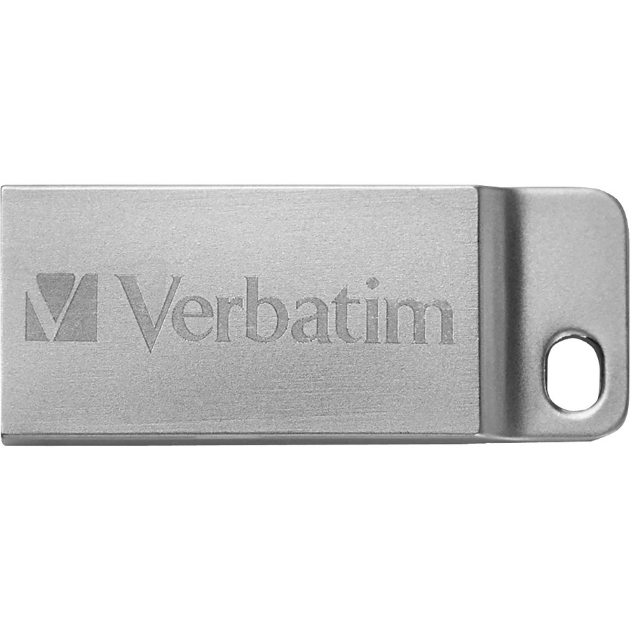 Verbatim 16GB Metal Executive USB Flash Drive - Silver - 16 GBUSB 2.0 - Silver