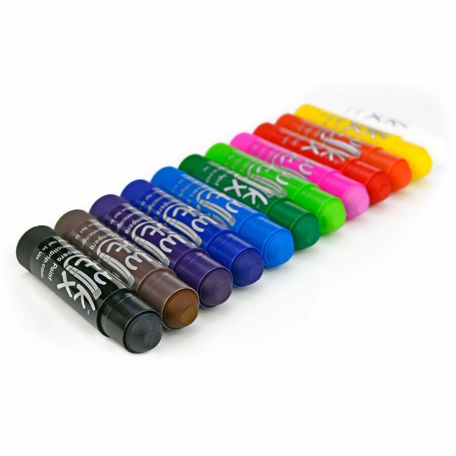 Shuttle Art Tempera Paint Sticks, 32 Colors Solid Tempera Paint for Kids,  Super Quick Drying, Works
