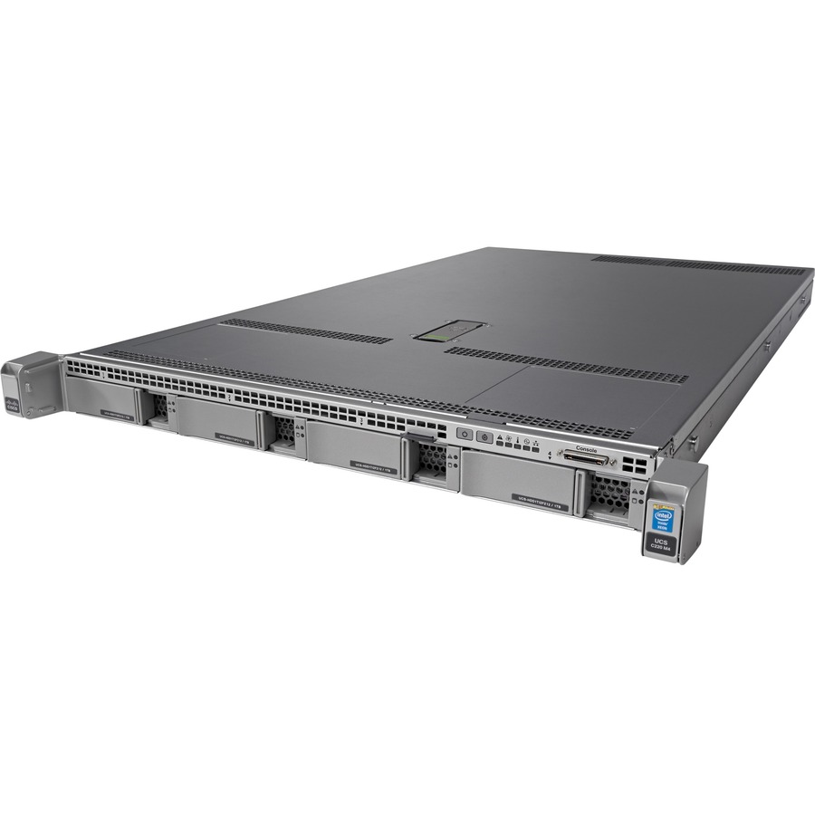 Cisco C220 M4 1U Rack Server - 2 x Intel Xeon E5-2640 v4 2.40 GHz - 32 GB RAM - 12Gb/s SAS Controller