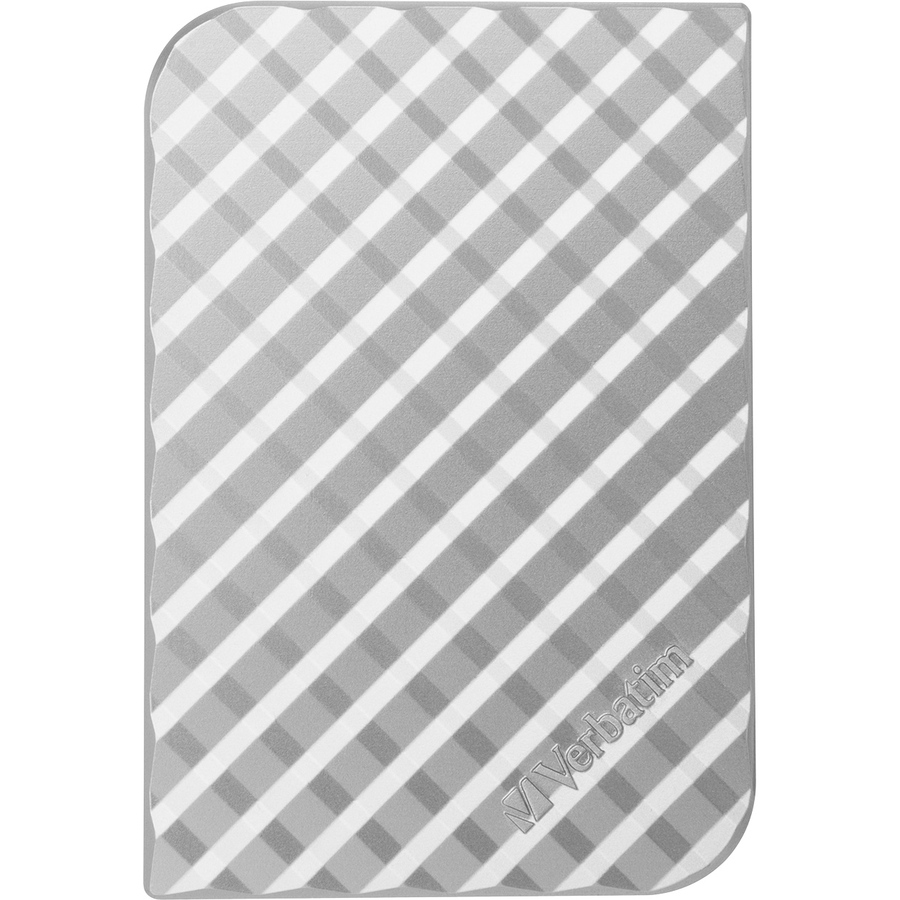 Verbatim Store 'n' Go 1 TB Hard Drive - External - Diamond Silver - USB 3.0 - 7 Year Warranty - 1 Pack