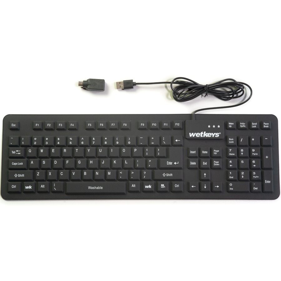 Soft-touch Comfort Silicone Waterproof Keyboard