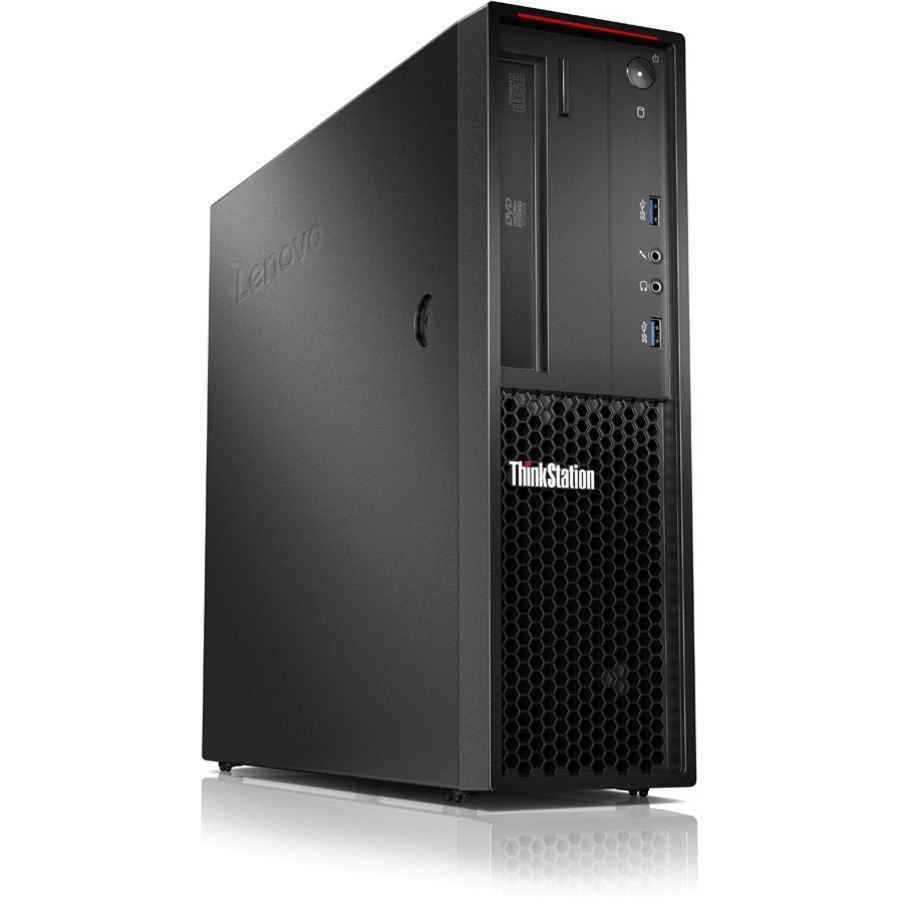 Lenovo ThinkStation P320 30BK000TUS Workstation - 1 x Intel Core i5 Quad-core (4 Core) i5-7600 7th Gen 3.50 GHz - 8 GB DDR4 SDRAM RAM - 1 TB HDD - Small Form Factor - Raven Black